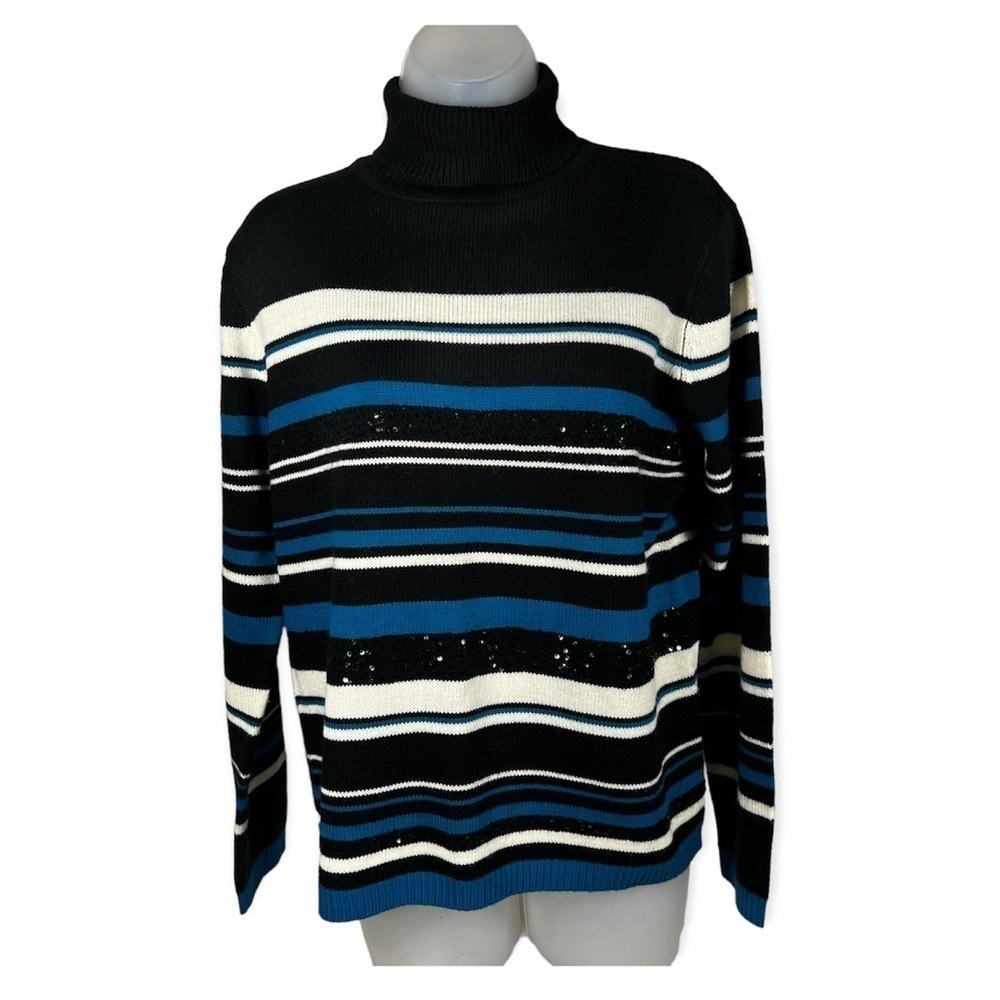 Sag Harbor Turtleneck Sweater Size S